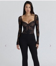 House of CB Aneira Black Lace