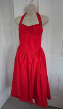 House of CB Adabella Red  Midi