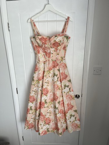 House floral midi dress - of, cb