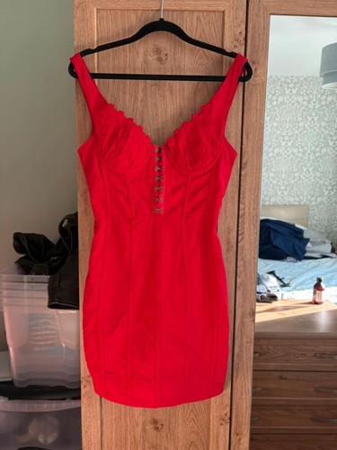 House arista red corset - of, cb