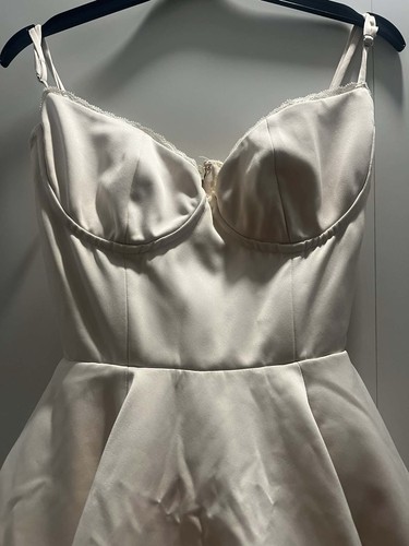 House white satin mini - of,